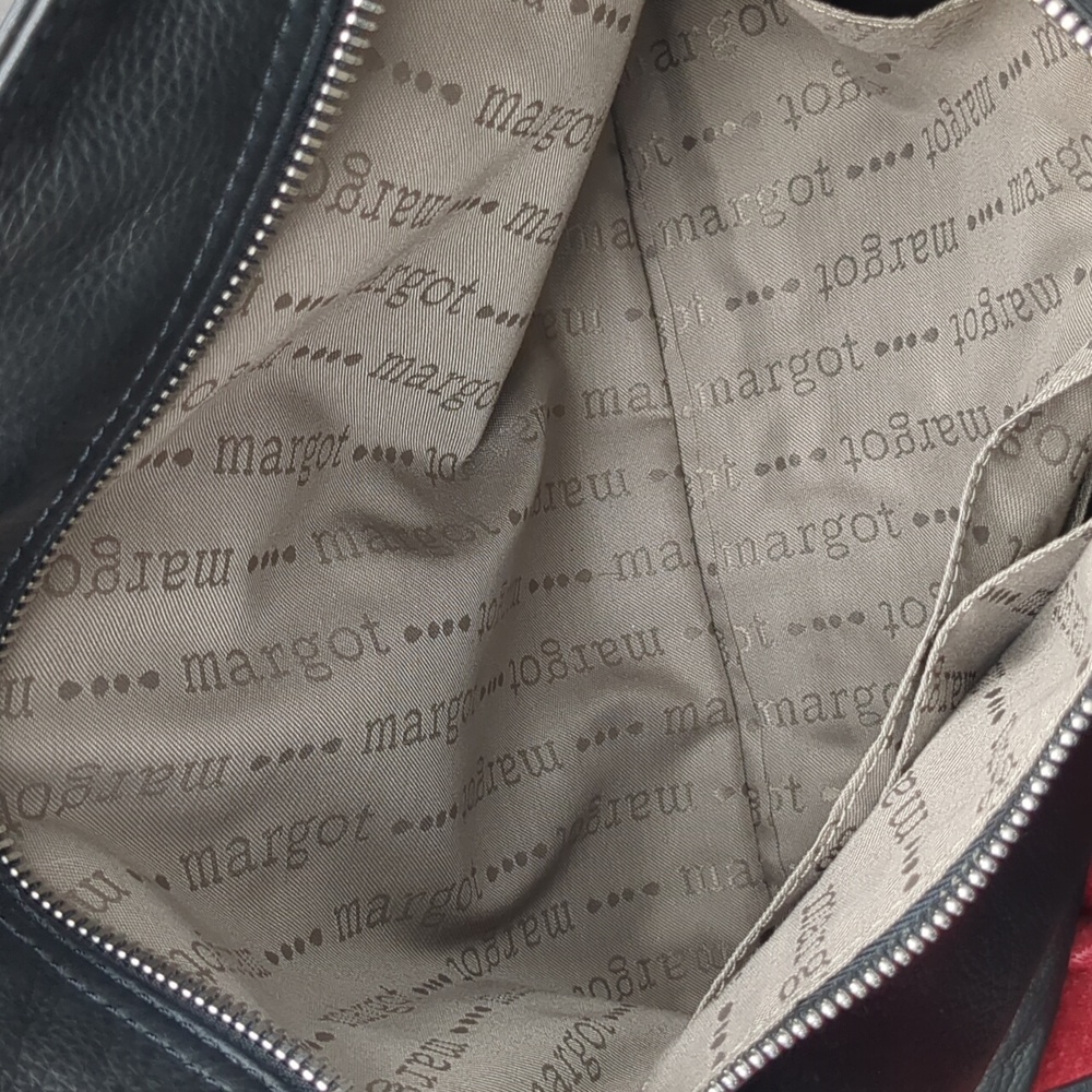 Margo Black Leather Crossbody Bag - Picture 6 of 10